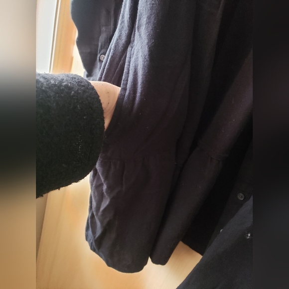 Gap Women Cotton Button Up Short  Dress With Pockets - Picture 4 of 7